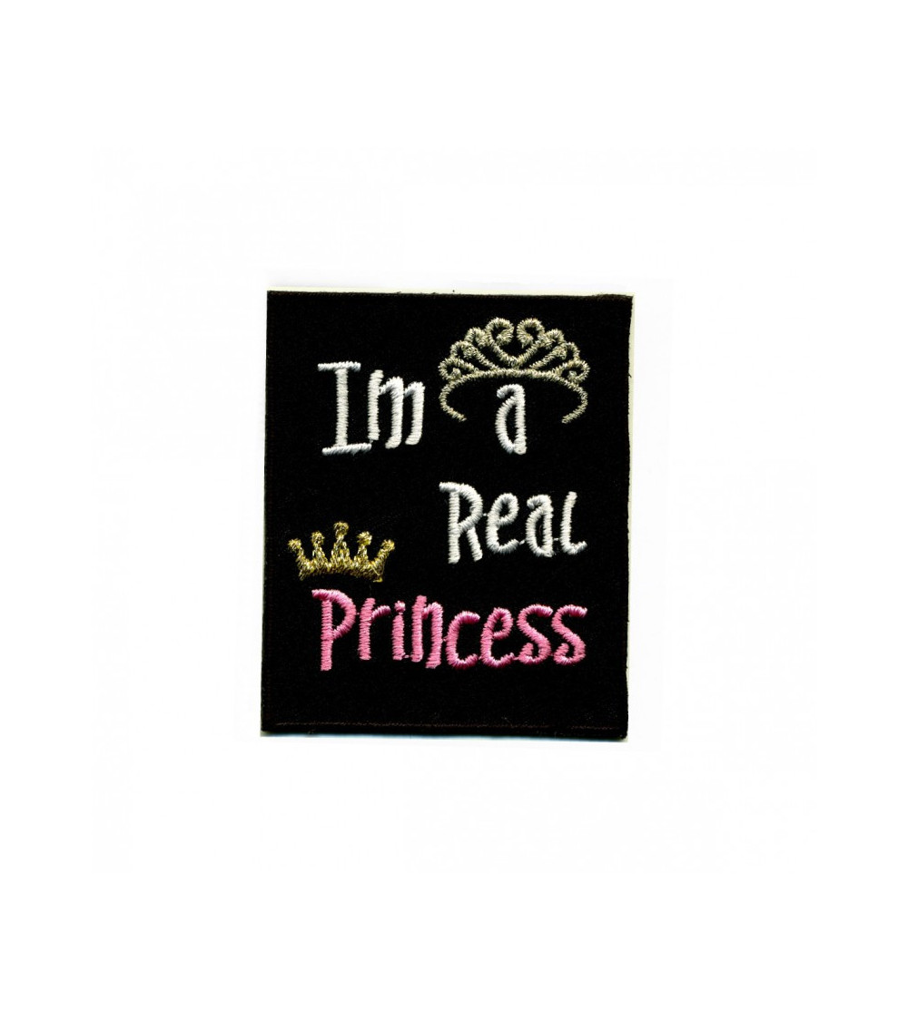 Princess iron-on patch 50mm x60mm
