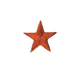 Ecusson thermocollant étoile rouge 3cm