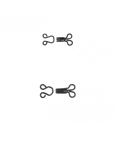 Scatola da 12 set di punti metallici a molla neri 0,75 mm x 1 mm