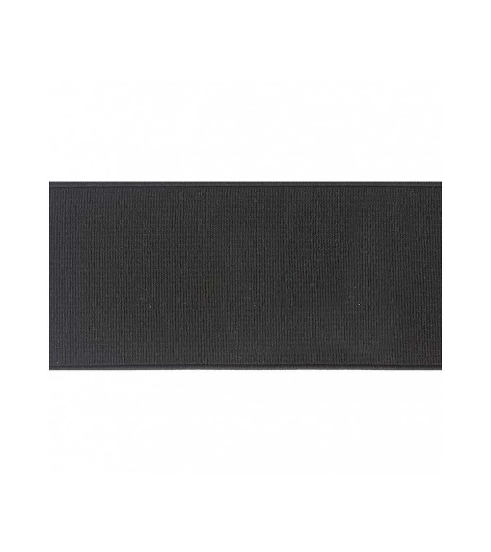 Bobina elastica rigata 25m Nero 10mm