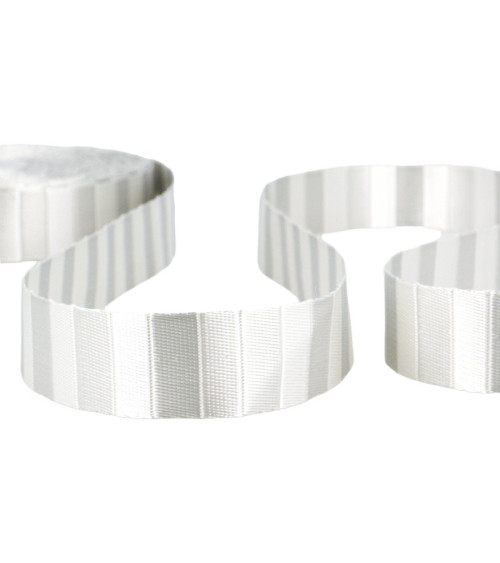 Film 20m Two-tone webbing White 25mm