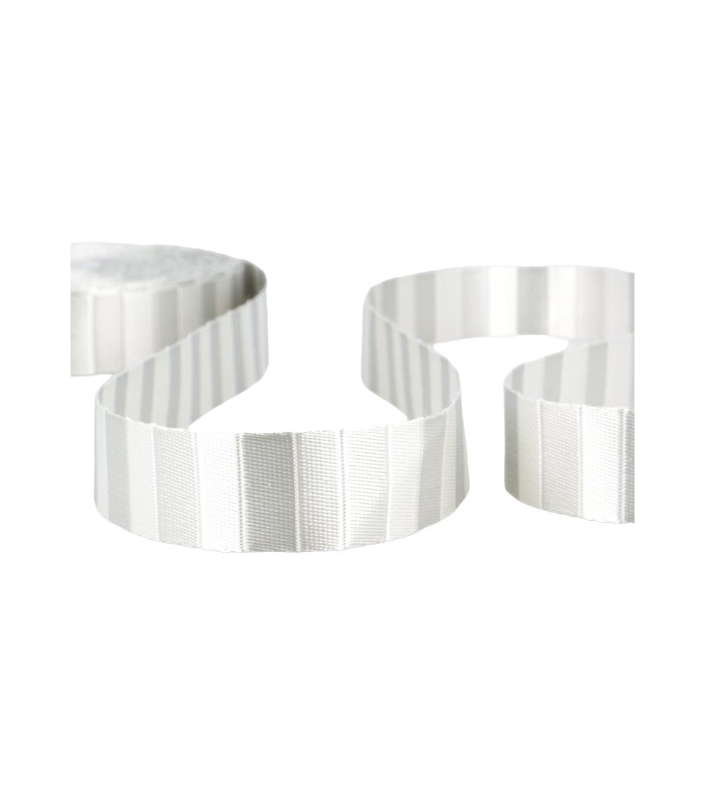 Film 20m Two-tone webbing White 25mm