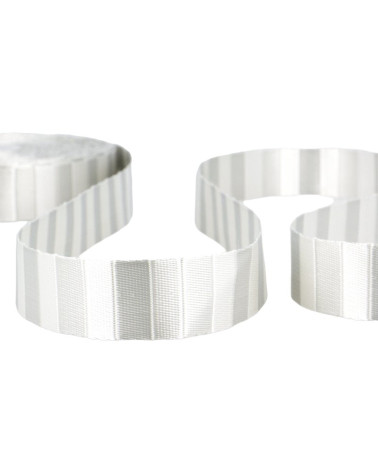 Film 20m Two-tone webbing White 25mm