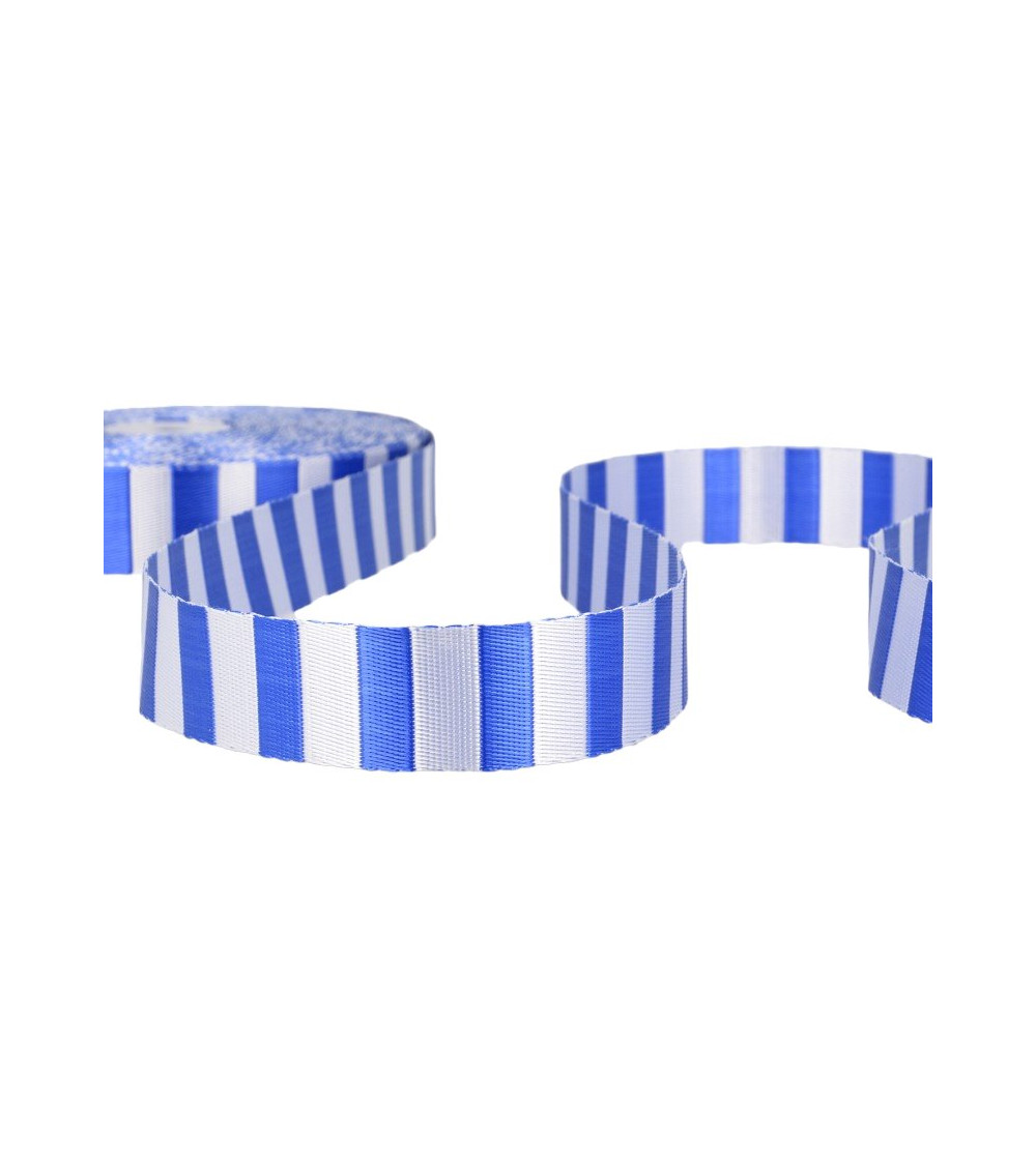 Pellicola da 20 m Fettuccia bicolore Blu reale 25 mm
