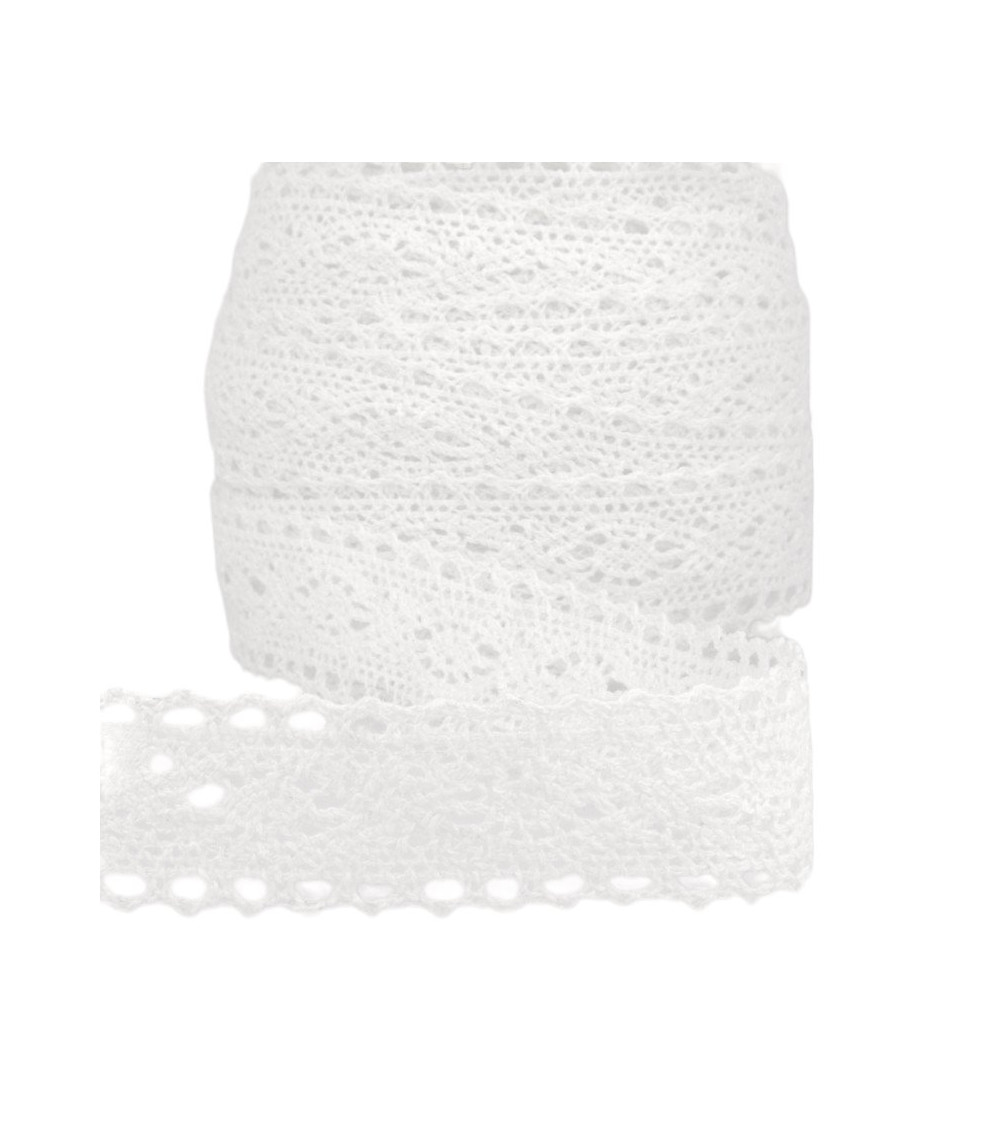 Spool 25m White Lace 30mm