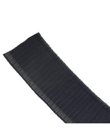 10m spool Pleated collars/sleeves Navy blue 90mm