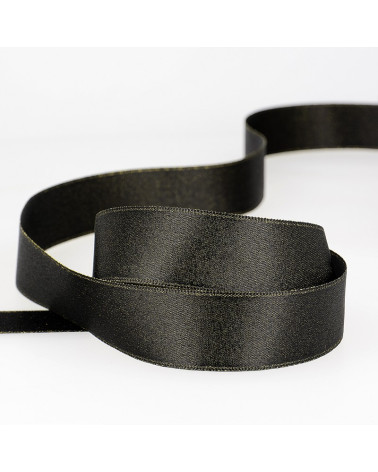 Floppy disk 25m Satin glitter Black/gold