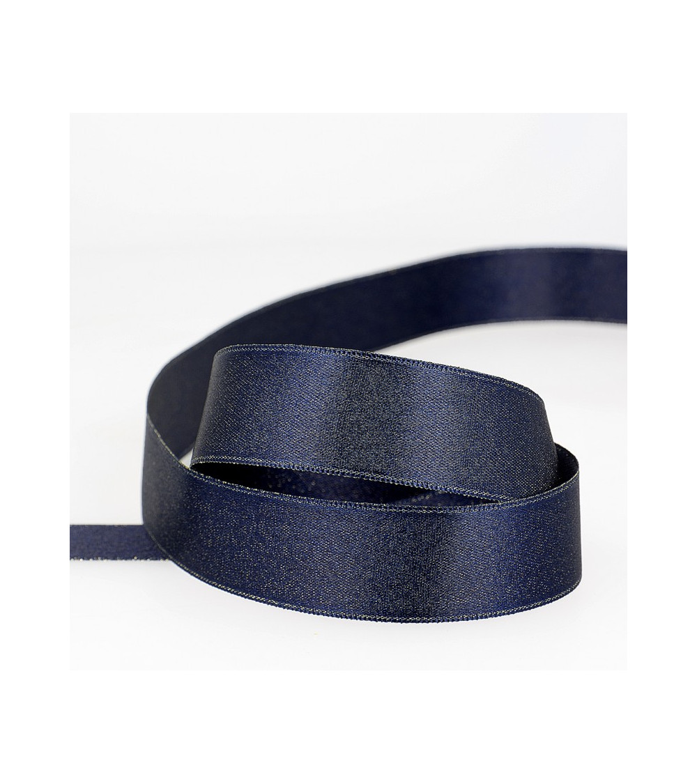Floppy disk 25m Satin glitter Navy
