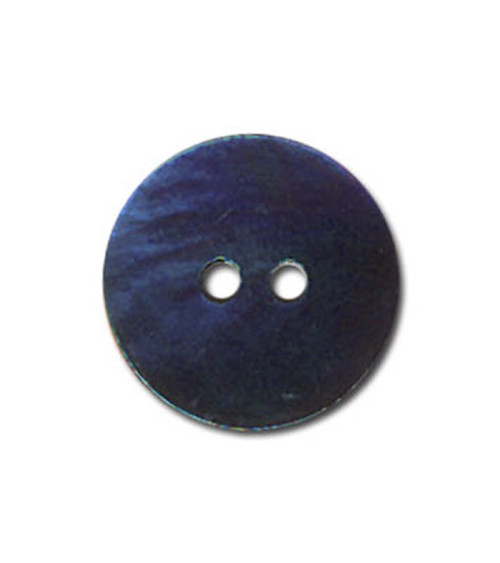 Navy colored mother-of-pearl button