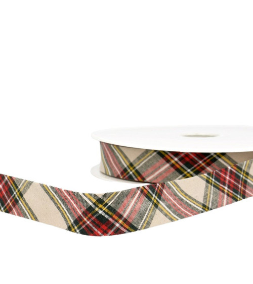Floppy disk 25m Scottish bias tape Beige 20mm
