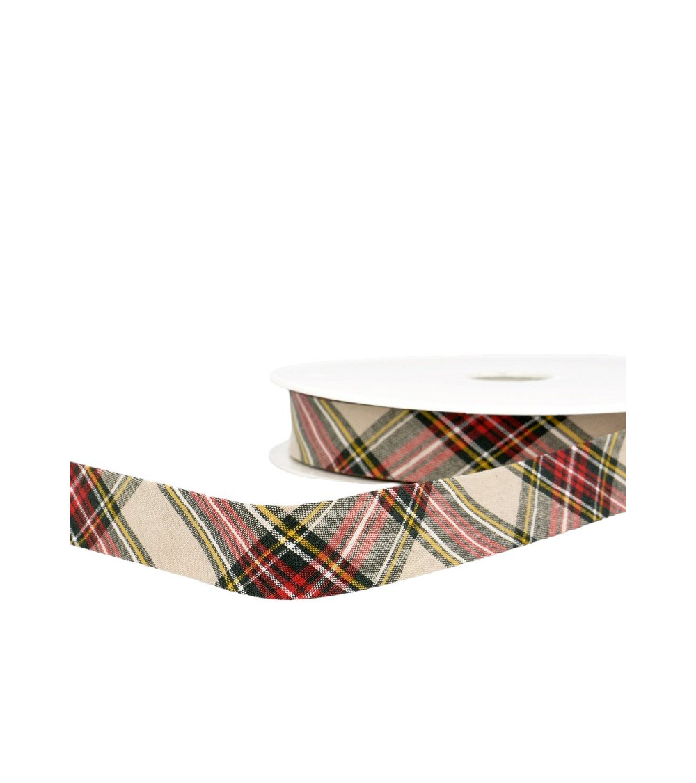 Floppy disk 25m Scottish bias tape Beige 20mm