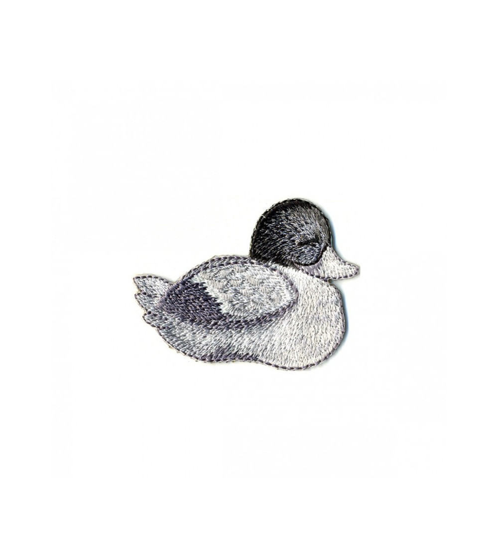 Duck nature iron-on badge