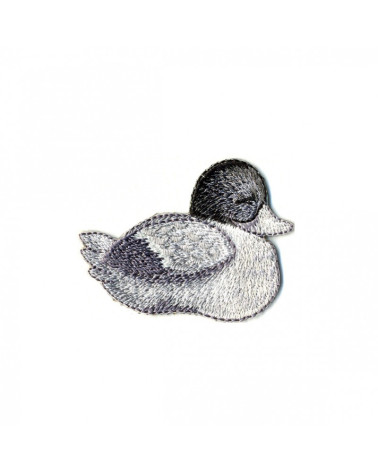 Duck nature iron-on badge