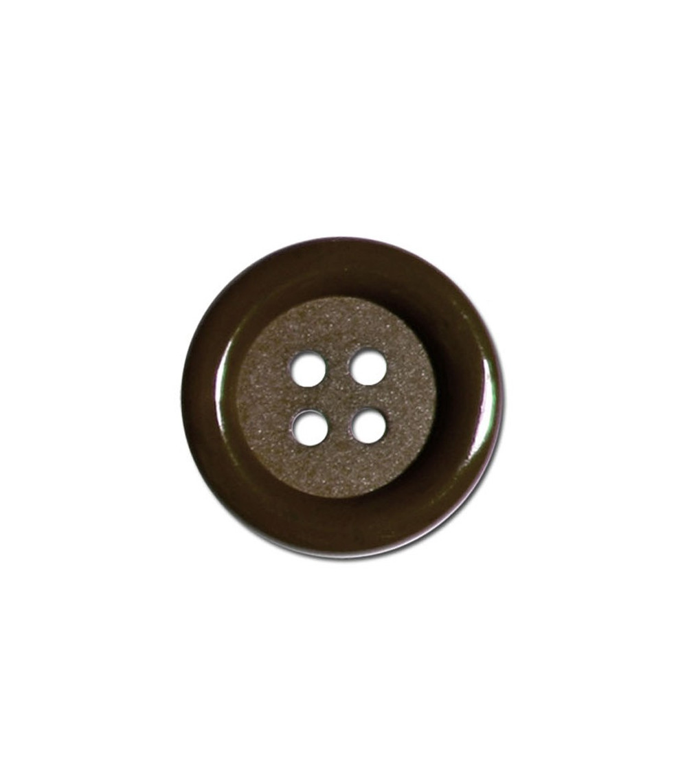 Brown Clown button