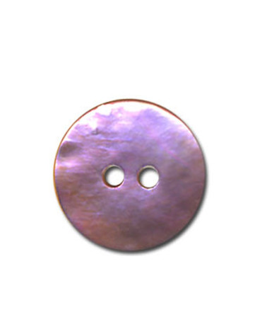 Flacher Perlmuttknopf in der Farbe Mauve