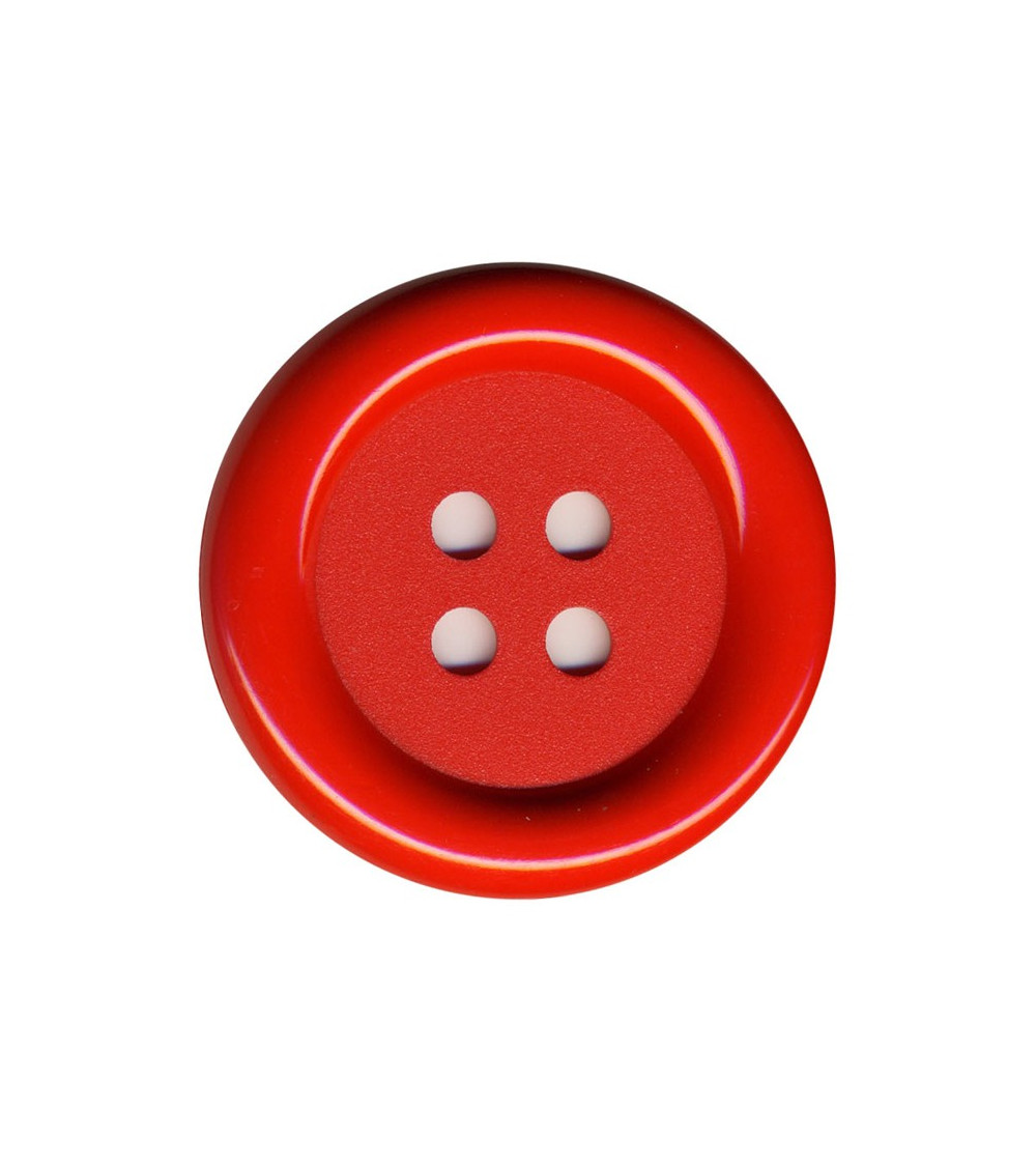 Clown button Red color