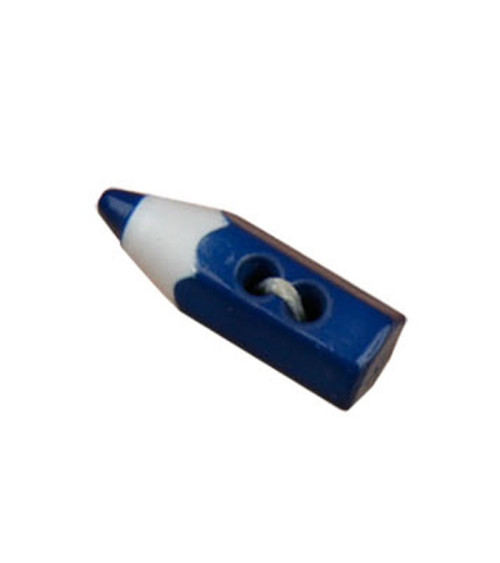 Navy colored pencil button