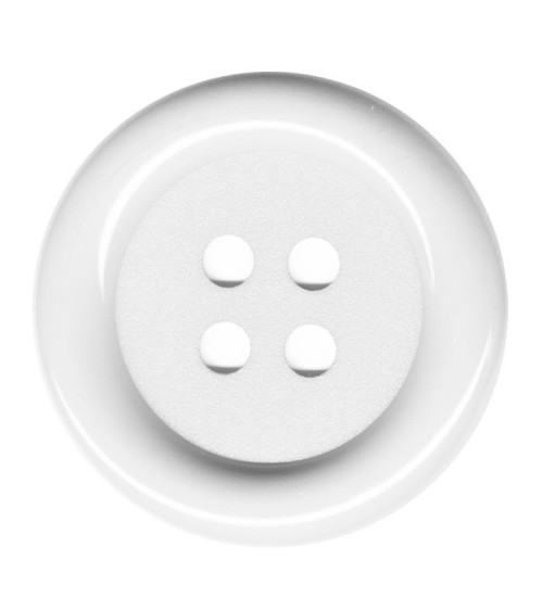 White Clown button