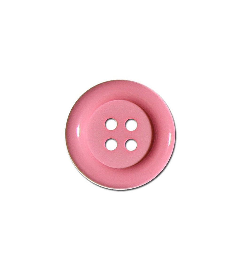 Clown Button in Baby Pink