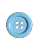 Bouton clown couleur Bleu Layette