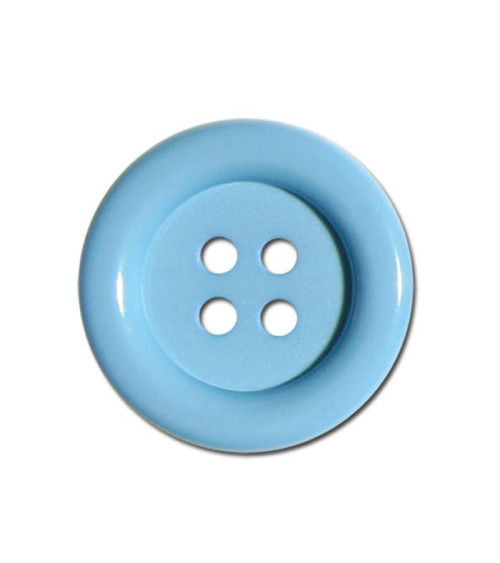 Bouton clown couleur Bleu Layette