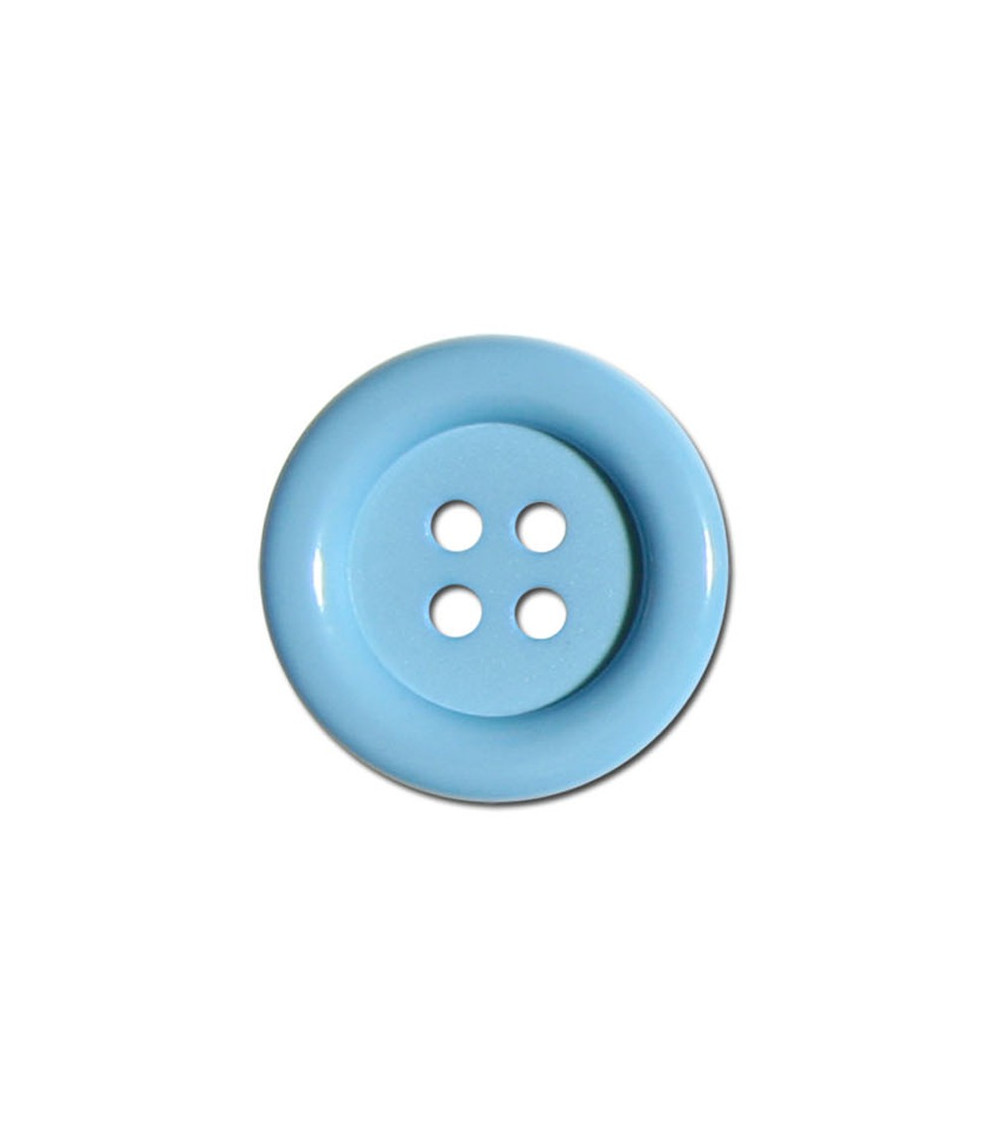 Bouton clown couleur Bleu Layette