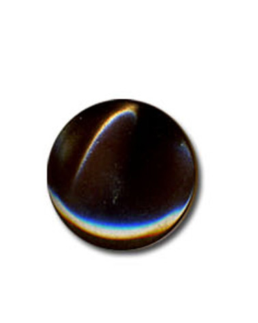 Candy-shaped button in brown color