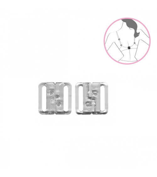 3 sets attache bikini maillot de bain transparent 15mm