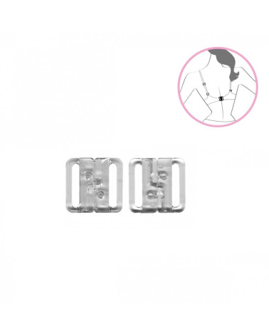 3 sets attache bikini maillot de bain transparent 15mm