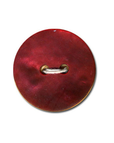 Bouton en Nacre Mate couleur Rouge