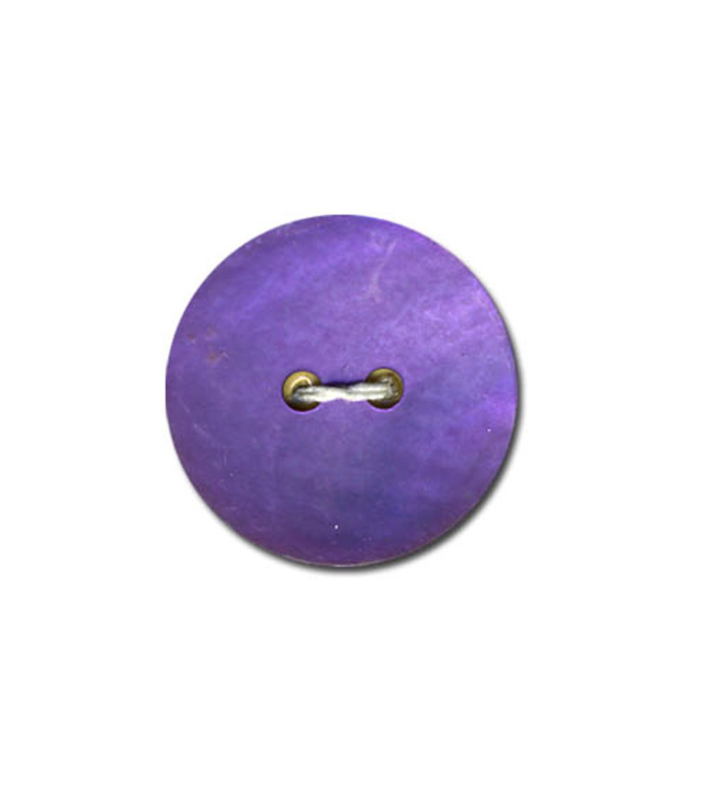 Bouton en Nacre Mate couleur Mauve