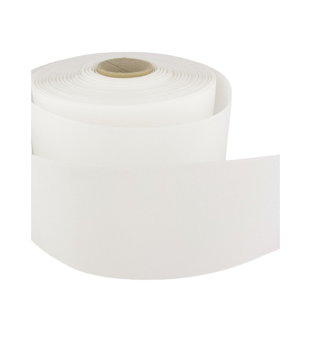 Film 50m bande renfort thermocollant 90mm Blanc