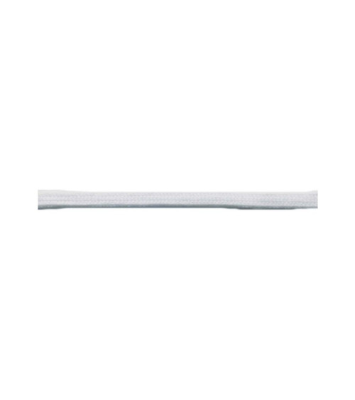 50m reel of polyester tubular rat tail 5mm White