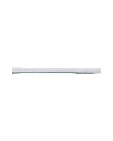 50 m Spule aus röhrenförmigem Polyester-Rattenschwanz, 5 mm, Weiß