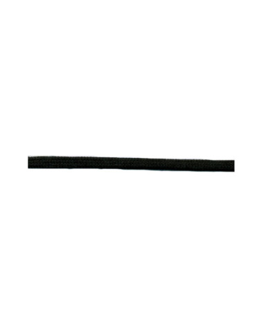 50-m-Rolle aus röhrenförmigem Polyester-Rattenschwanz, 5 mm, Schwarz