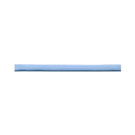 Bobine 50m queue de rat tubulaire polyester 5mm Bleu ciel