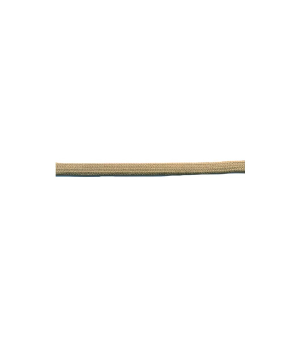 50m reel of polyester tubular rat tail 5mm Taupe