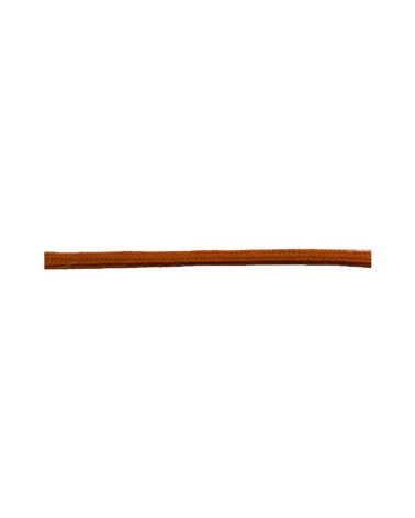 50m reel of polyester tubular rat tail 5mm Rust