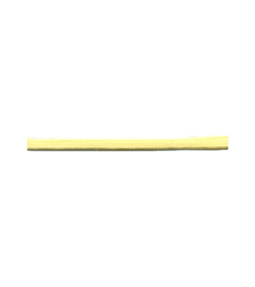 Bobine 50m queue de rat tubulaire polyester 5mm Jaune paille