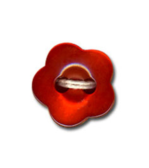 Violet shaped button in Red color