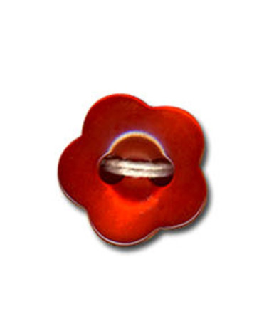 Violet shaped button in Red color