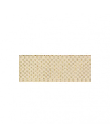 Folie 20m Metallband 30mm Ecru/Gold