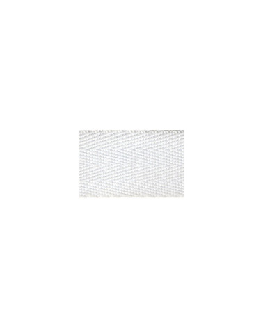 Film 20m polypropylene webbing 25mm White
