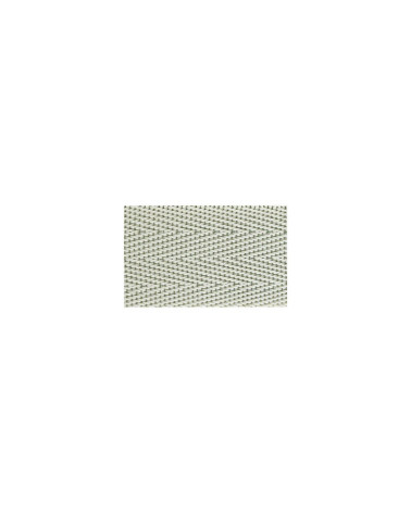Film 20m polypropylene webbing 25mm Light Gray