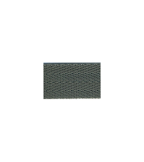 Film 20m polypropylene webbing 25mm Gray Black