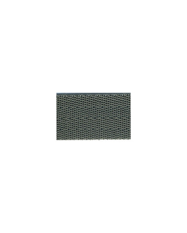 Pellicola 20 m fettuccia in polipropilene 25 mm Grigio Nero
