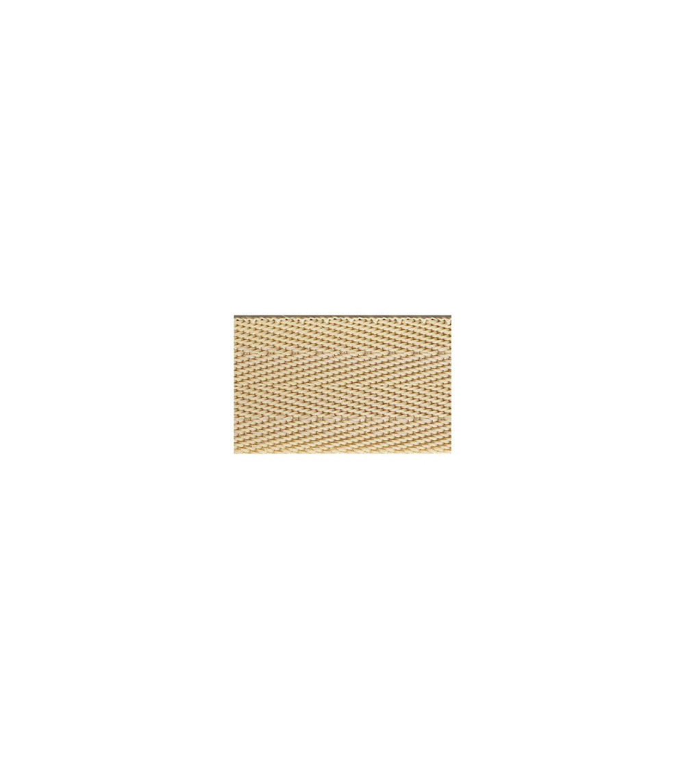 Film 20m polypropylene webbing 25mm Beige