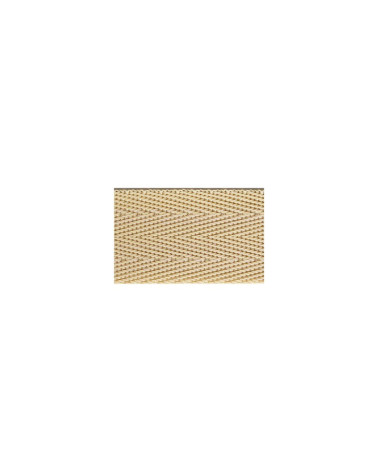 Film 20m polypropylene webbing 25mm Beige