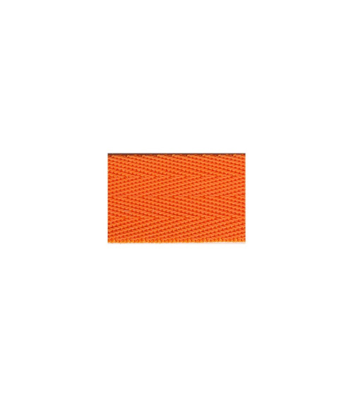 Film 20m polypropylene webbing 25mm Orange