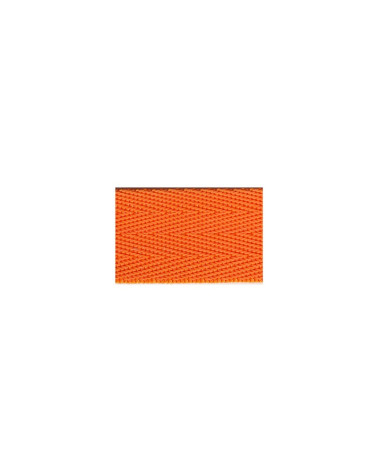 Film 20m polypropylene webbing 25mm Orange